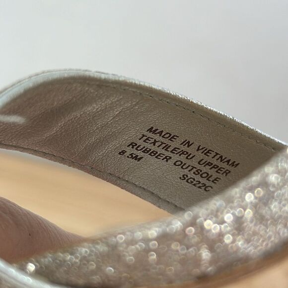 Michael Kors Astrid Stiletto Dress Heels- Two Tone Silver Pale Gold- Size 8.5M- - Picture 5 of 6